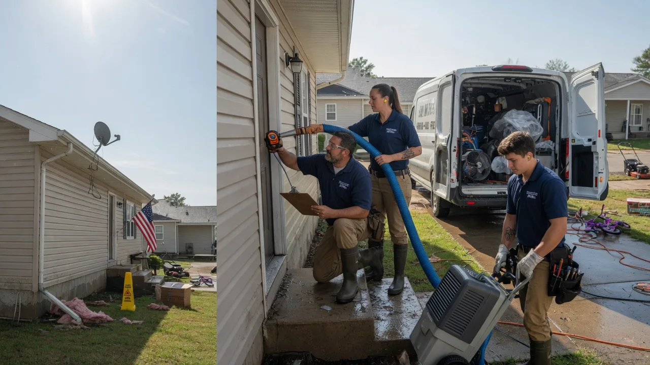 Ceiling Water Damage Restoration in Thornton, KY near me